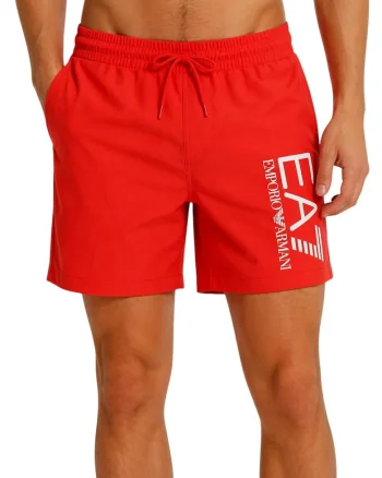 Short  EA7 Visibility Shorts 61132, Rosu