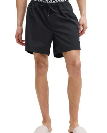 Short JACK &JONES Maui Surf Double Swim 61362, Negru