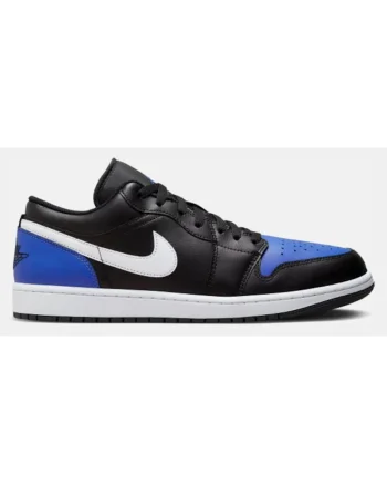 Pantofi sport barbati  1 Low, piele naturala, albastru/negru