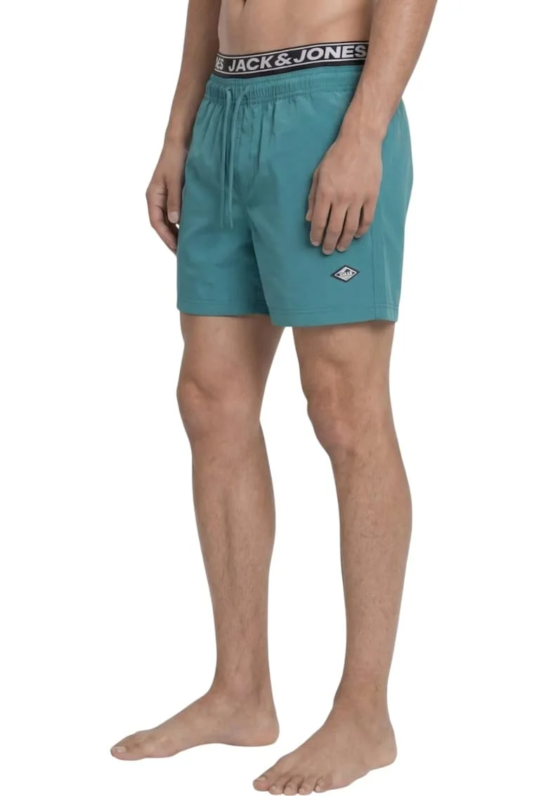 Short JACK &JONES Maui Surf Double Swim 61367, Verde