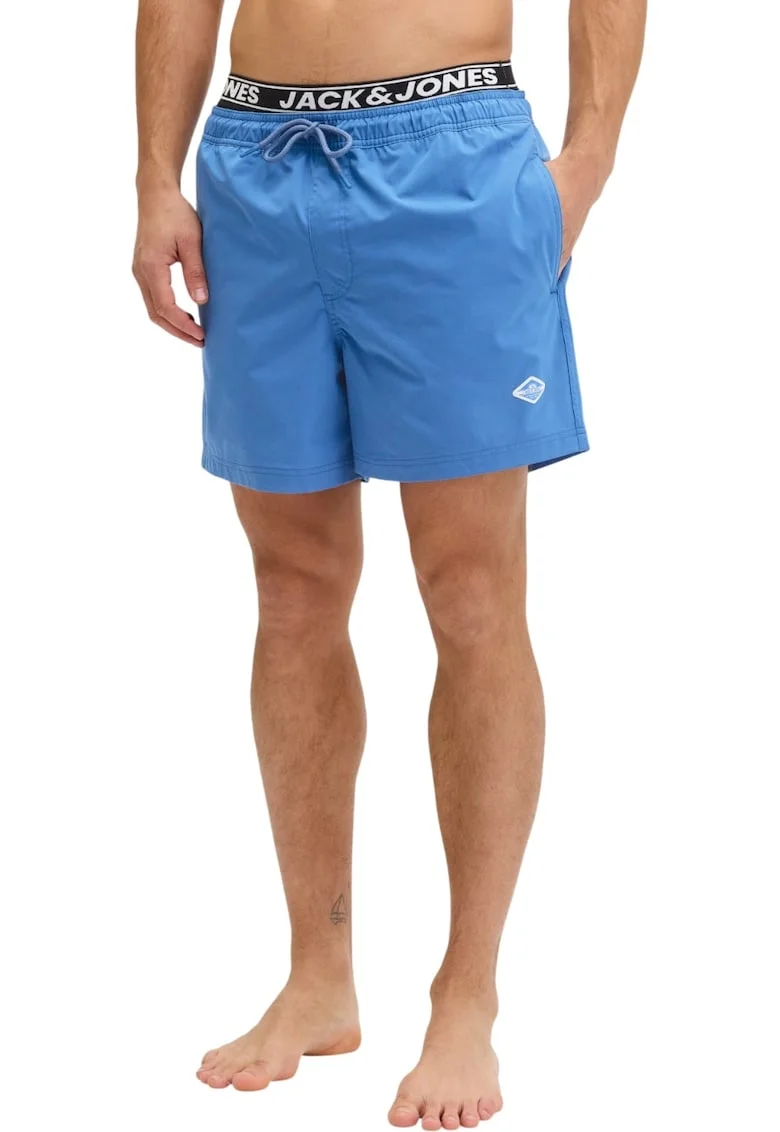 Short JACK &JONES Maui Surf Double Swim 61372, Albastru