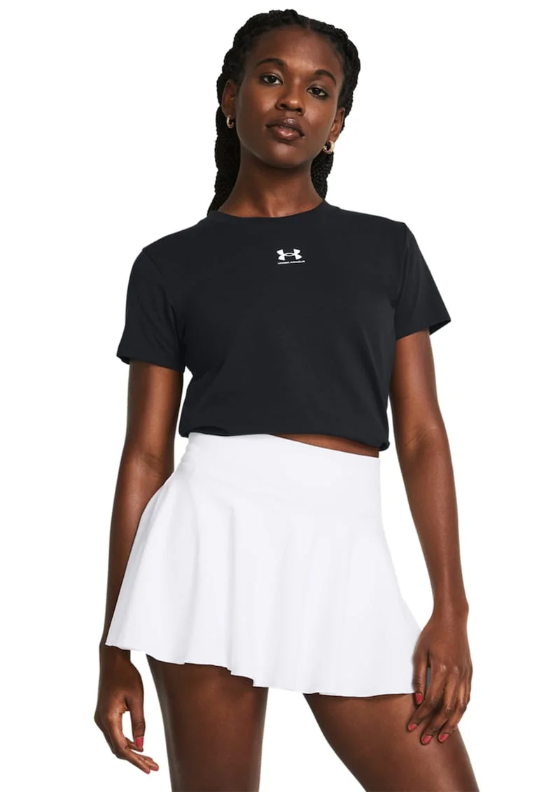 Tricou cu detaliu logo Rival Core, Negru