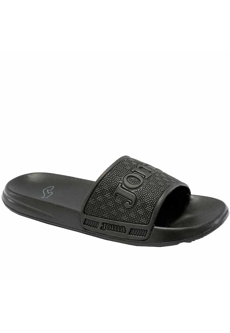 Papuci barbati S.Land SLANDS2601,  42 EU, Negru Negru