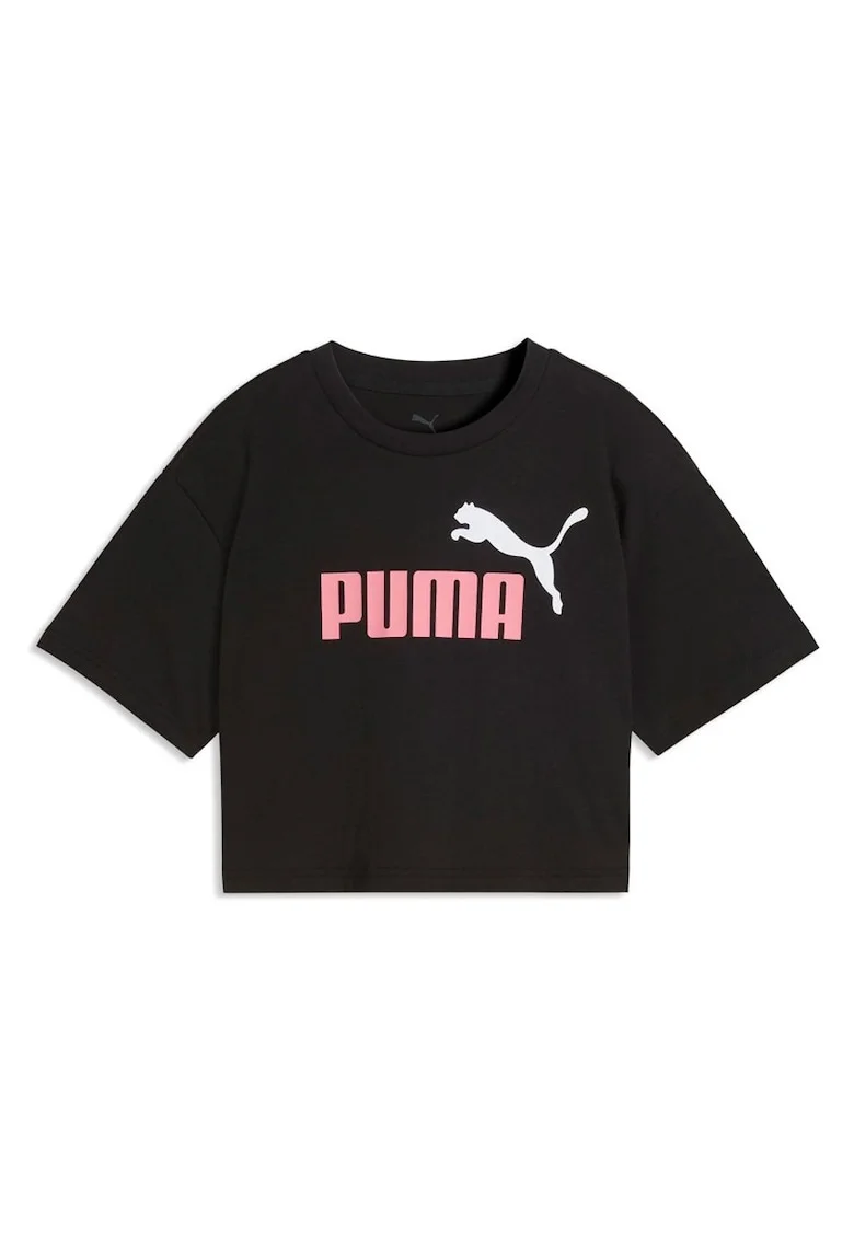 Tricou  Essentials 2 Crop JR 686071-56, Fete, Negru