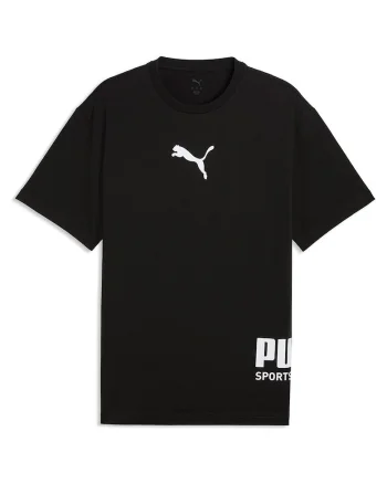 Tricou  Sport Relaxed Graphic 692169-01, Barbati, Negru