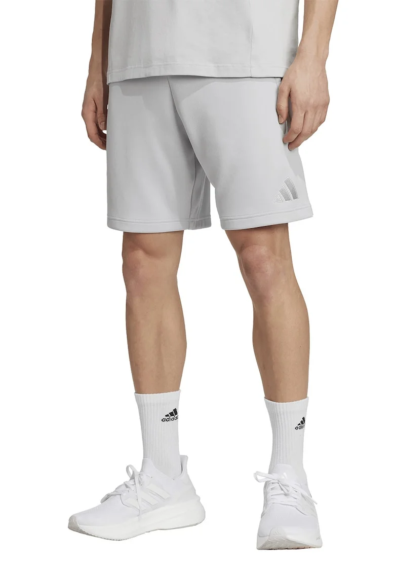 Pantaloni scurti cu buzunare laterale pentru fotbal, Gri deschis