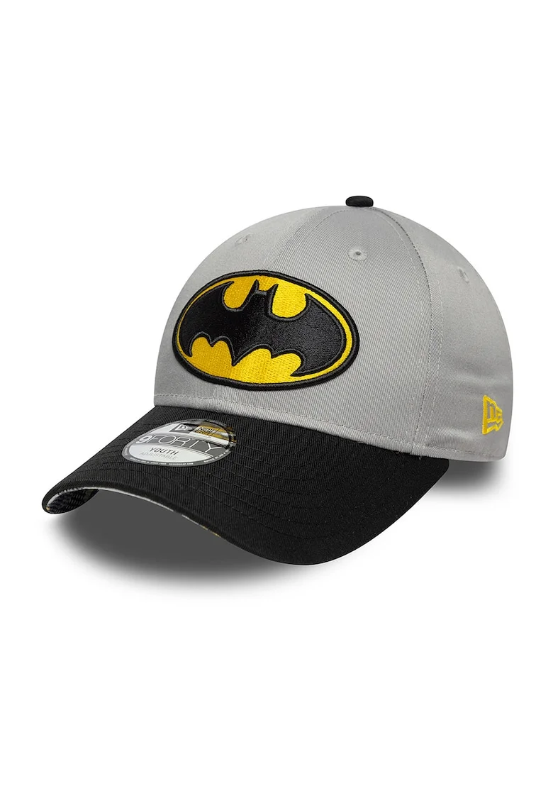 Sapca ajustabila cu imprimeu Batman 9Forty, Negru/Gri