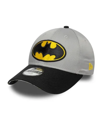 Sapca ajustabila cu imprimeu Batman 9Forty, Negru/Gri