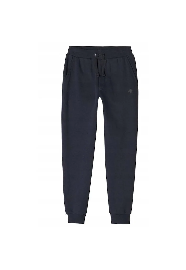 Pantaloni sport baieti  bumbac/poliester/viscoza, bleumarin