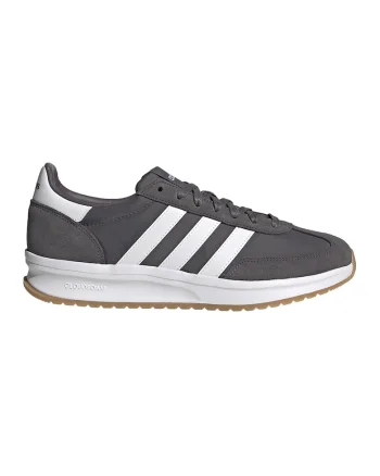 Pantofi sport Run 70s cu insertii din piele intoarsa, Alb/Gri inchis