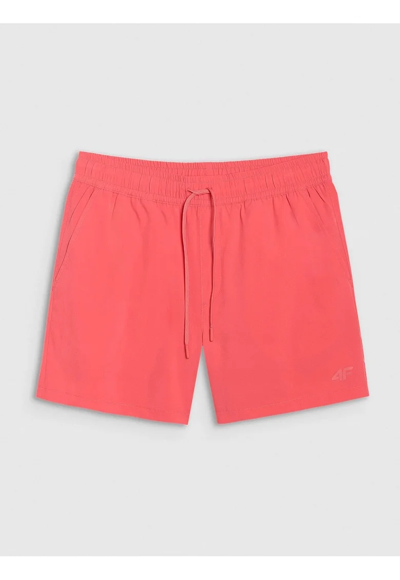 Pantaloni de Plaja Barbati  Uscare Rapida, Confortabile, Coral, Polyester,