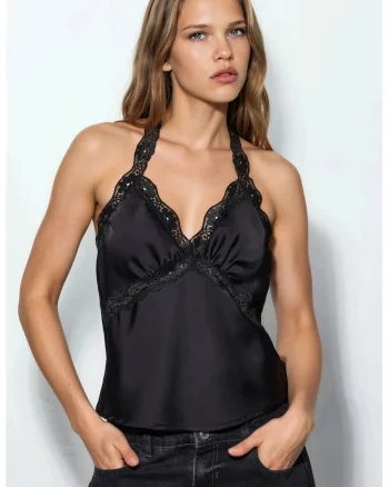 Maiou,  Satin, Negru