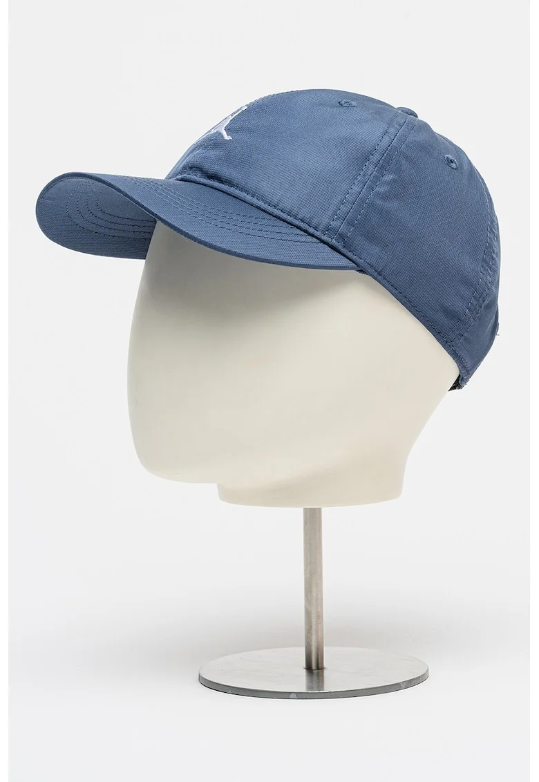 Sapca cu detaliu brodat, pentru baschet Jan Jordan Essentials, Alb/Albastru prafuit