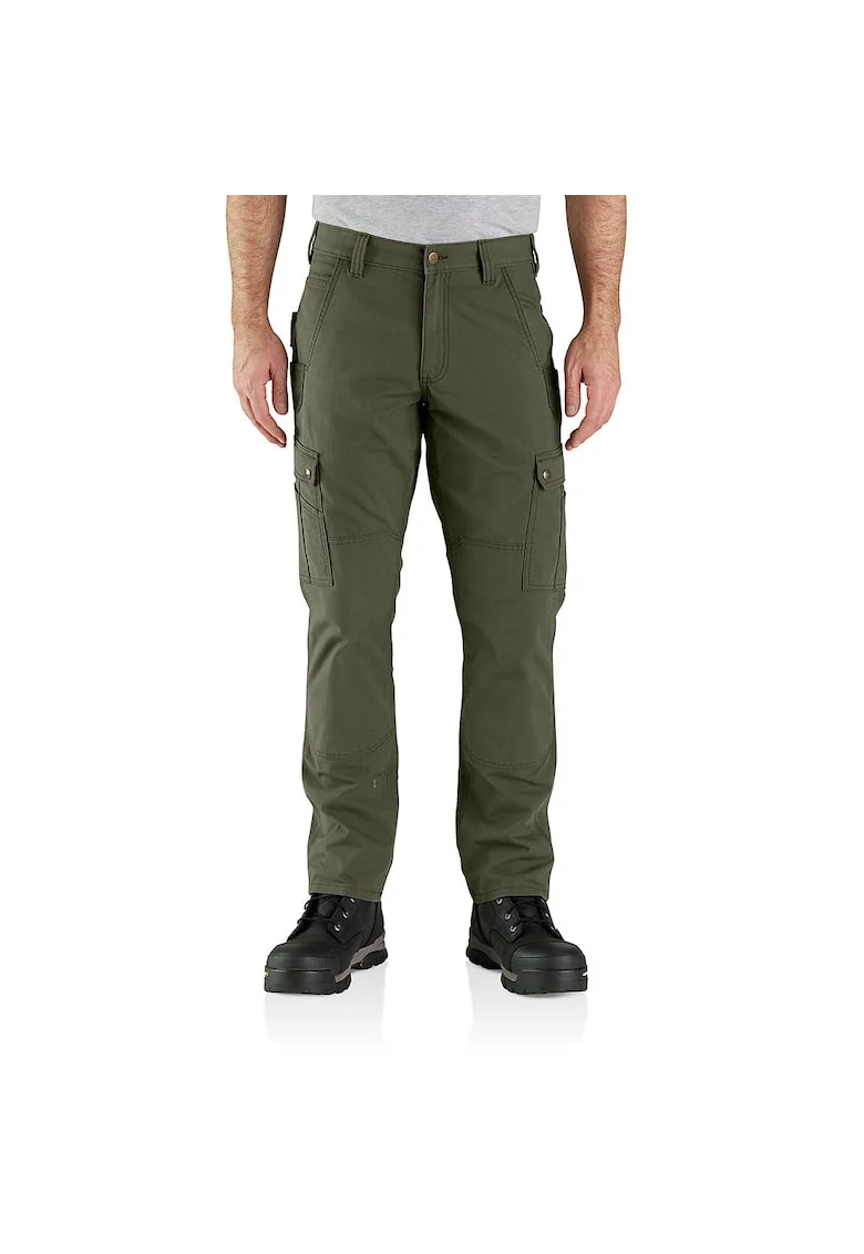 Pantaloni pentru barbati  Rugged Flex Cargo, bumbac/poliester, kaki