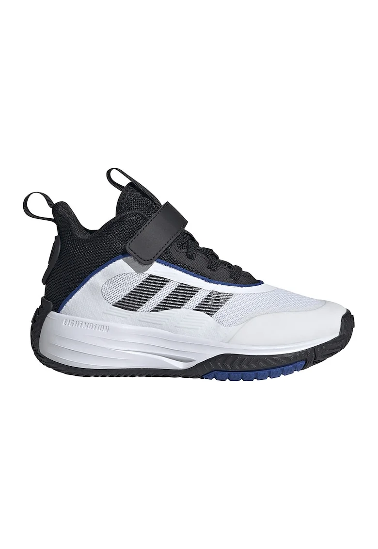 Pantofi cu velcro Ownthegame pentru baschet, Alb/Negru/Albastru