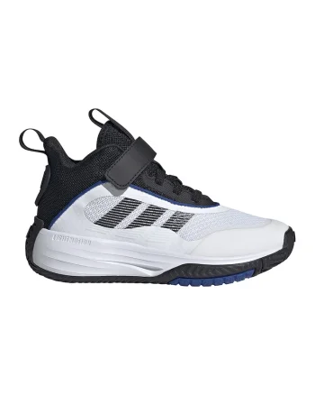 Pantofi cu velcro Ownthegame pentru baschet, Alb/Negru/Albastru
