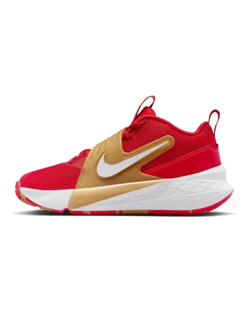 Pantofi Team Hustle D 12 pentru baschet, Rosu