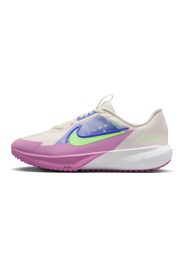 Pantofi Sonic Fly, pentru alergare, Alb/Roz