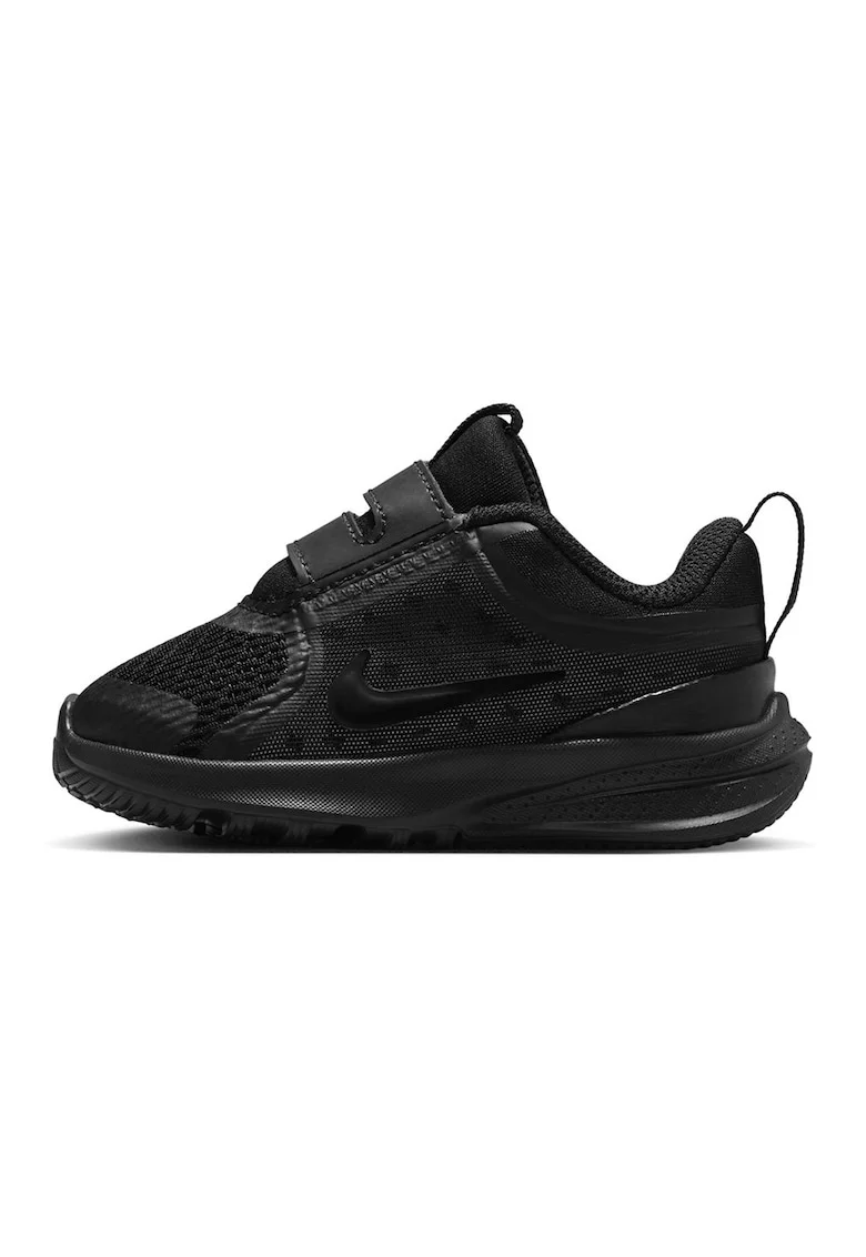Pantofi Star Runner 5 din material textil cu velcro, pentru alergare, Negru