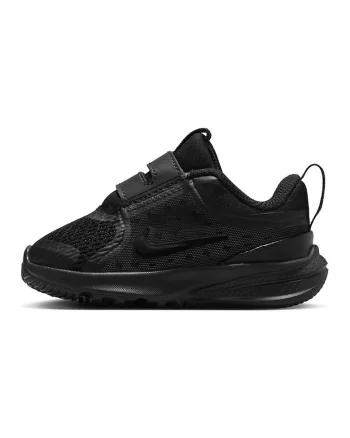 Pantofi Star Runner 5 din material textil cu velcro, pentru alergare, Negru