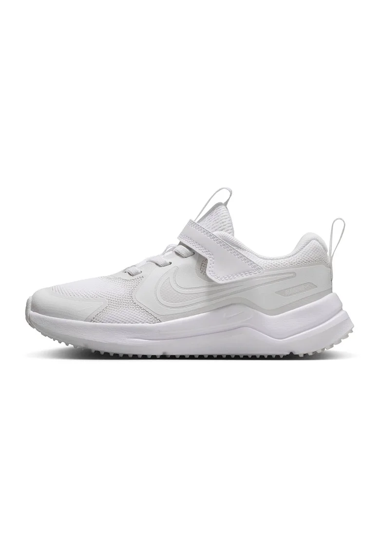 - Pantofi Cosmic cu inchidere velcro pentru alergare, Alb murdar