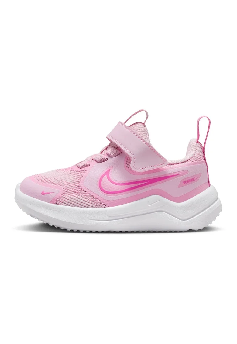 Pantofi Cosmic cu inchidere velcro pentru alergare, Roz bombon/Roz