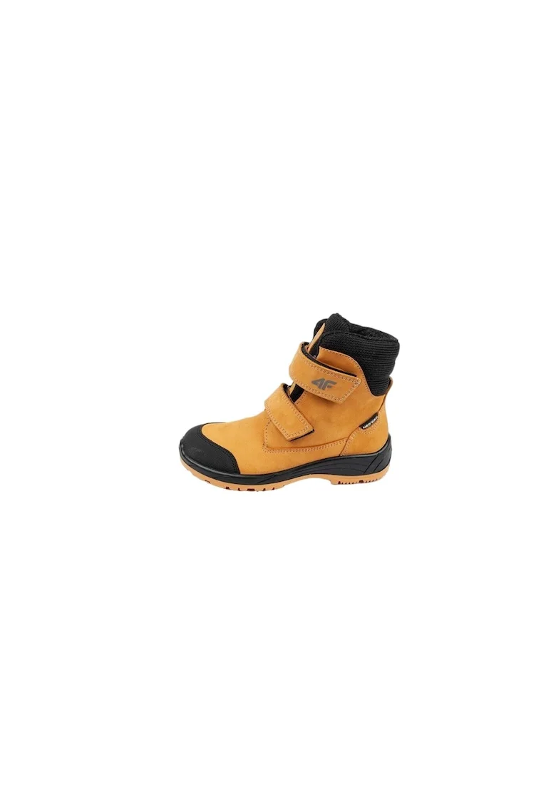 Ghete Copii,  JOBMW250 83S, Marime 33, Albastru Negru, Din Piele, Inalti, Pentru Toamna Iarna, Confortabili, Talpa Flexibila, Protectie Glezna, Design Rezistent, Stil Sportiv