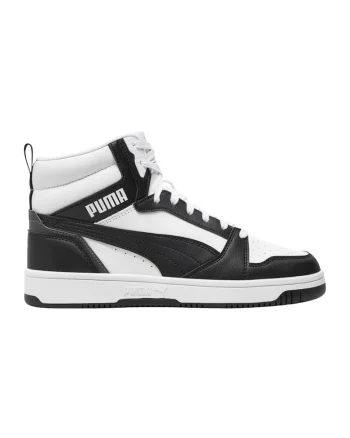 Pantofi sport  Rebound V6 Mid Jr 50764, Alb/Negru