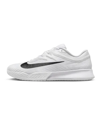 Pantofi Zoom Vapor Pro 3 pentru tenis pe teren dur, Alb/Negru stins