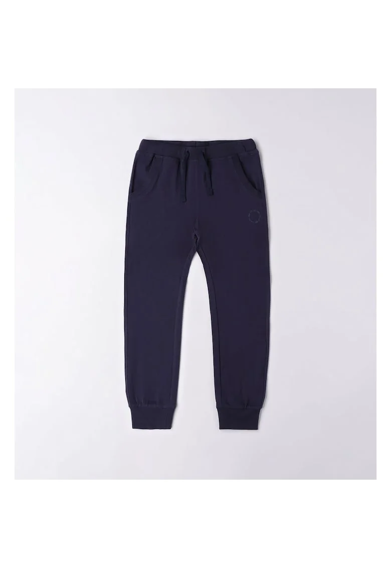 Pantaloni sport cu siret pentru baiat,  4.6180, Bleumarin,