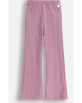 Colanti  pentru fete, violet, material elastic, crac lung
