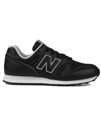 Pantofi sport barbati,  373, piele naturala, negru