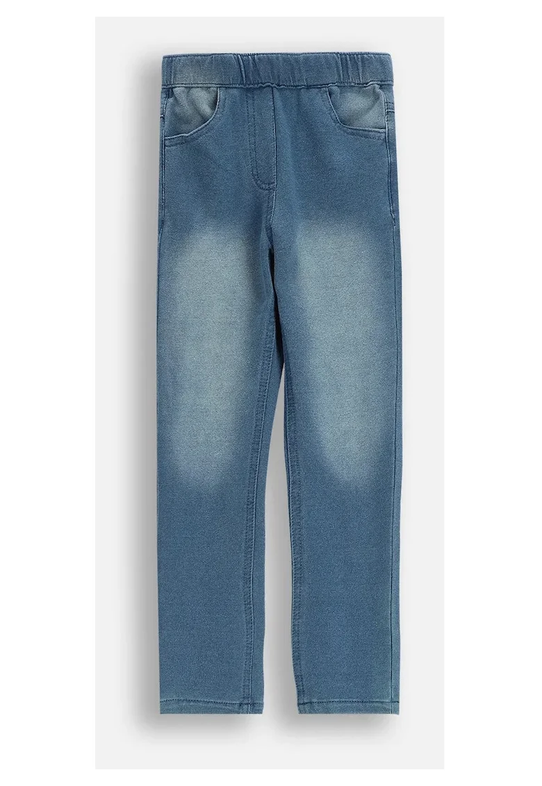 Blugi pentru copii,  ZC5123501RGK-014, denim/bumbac, cu banda elastica, albastru