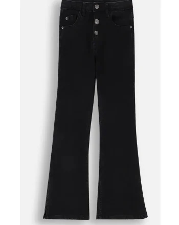 Blugi  ZC4123104JCG-021, bumbac, evazati, negru