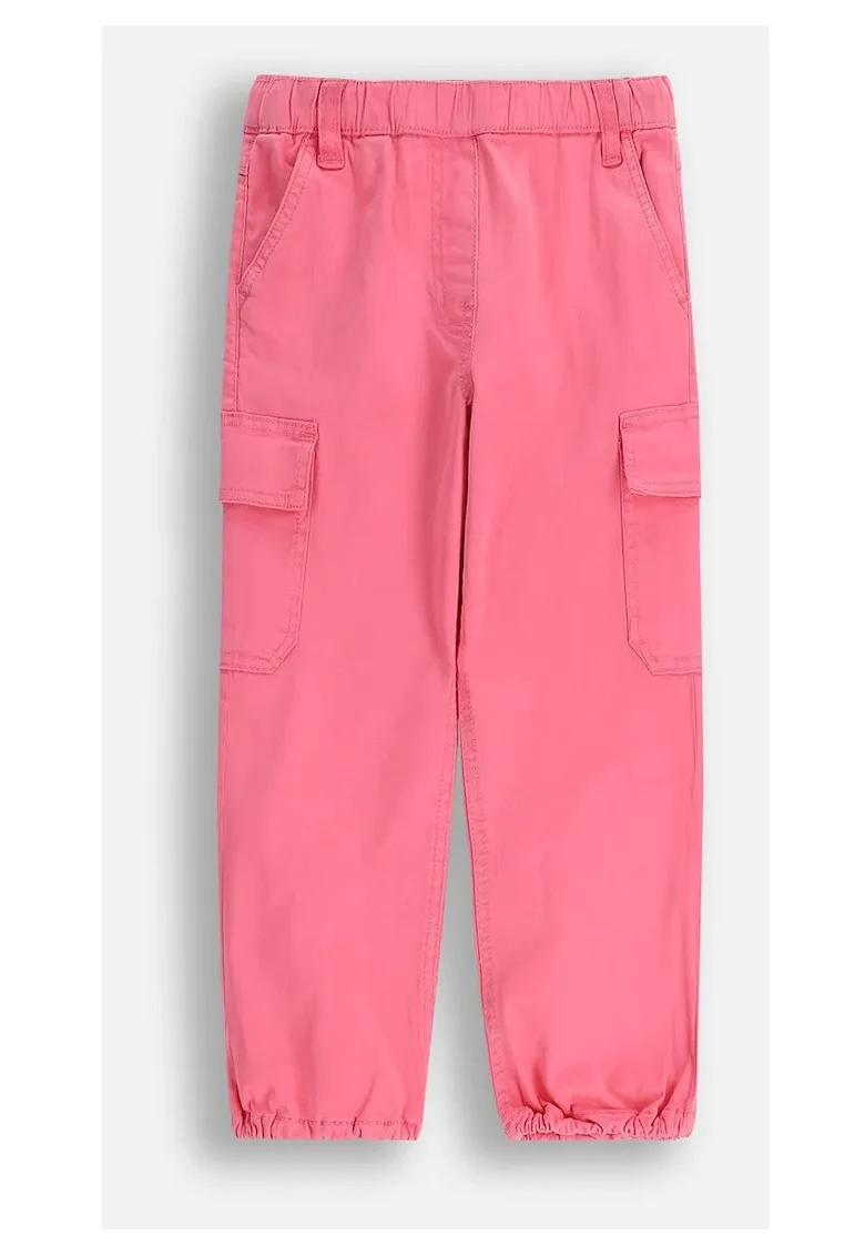 Pantaloni cargo cu talie ajustabila,