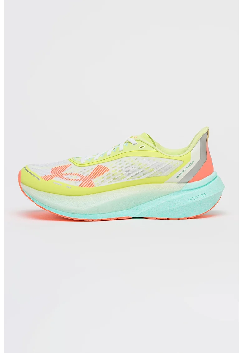 Pantofi pentru alergare Velociti Distance, Portocaliu neon/Verde lime