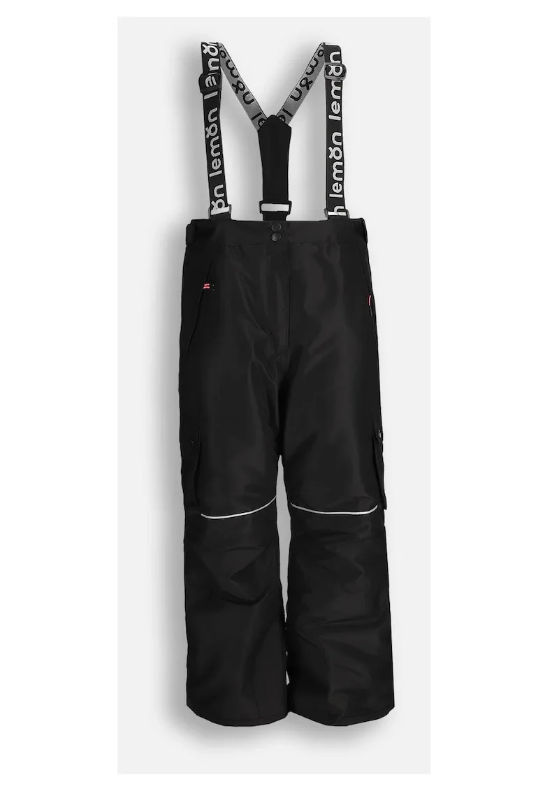 Pantaloni de schi pentru copii  impermeabili, negru
