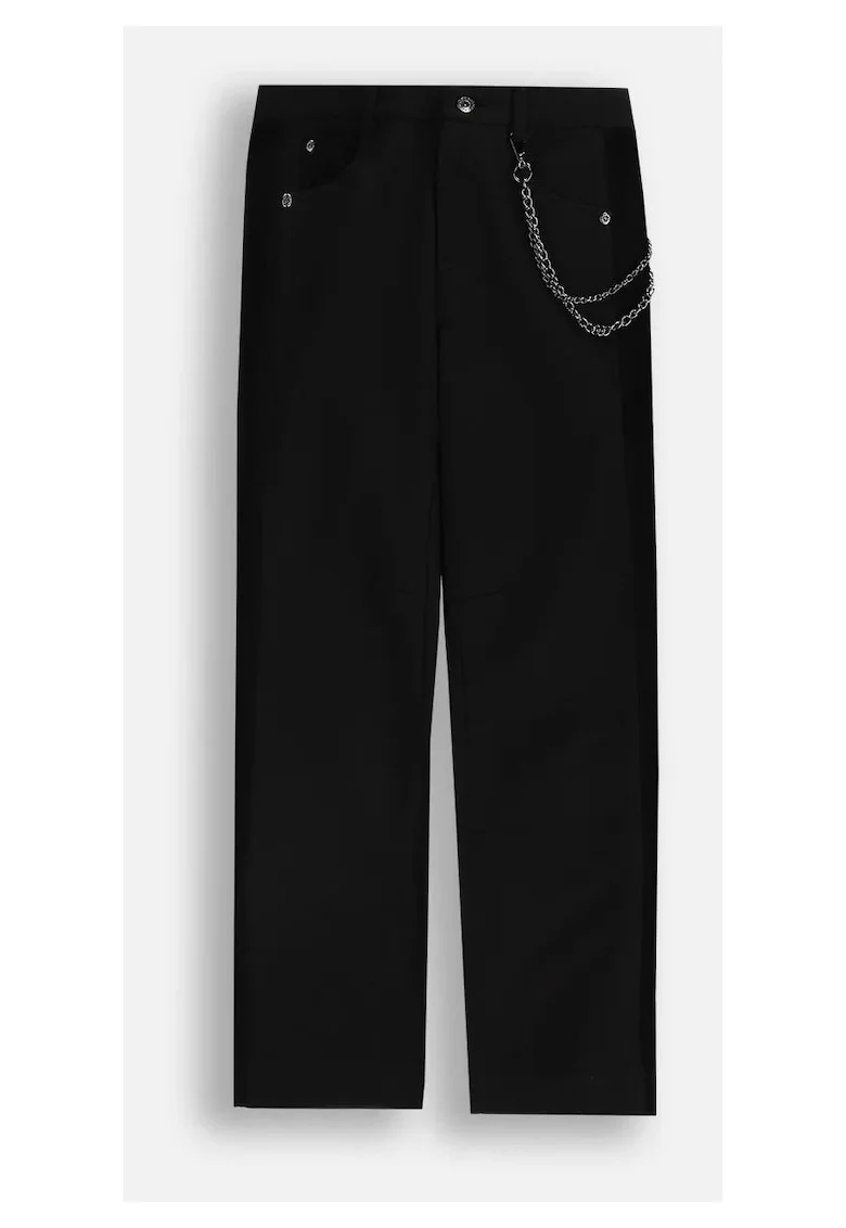 Pantaloni copii,  ZC5120101EPB-021, bumbac, negru