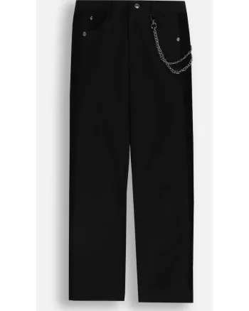 Pantaloni copii,  ZC5120101EPB-021, bumbac, negru