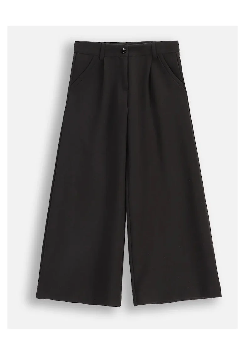Pantaloni pentru copii,  ZC5119101EPG-021, negri, evazati
