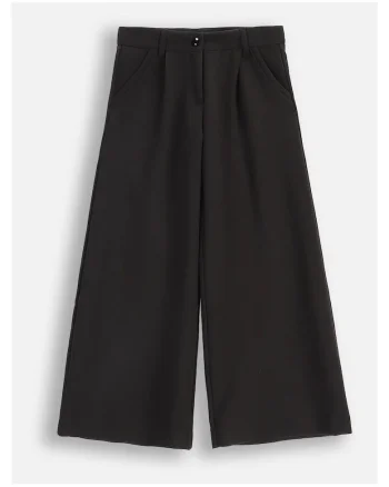 Pantaloni pentru copii,  ZC5119101EPG-021, negri, evazati