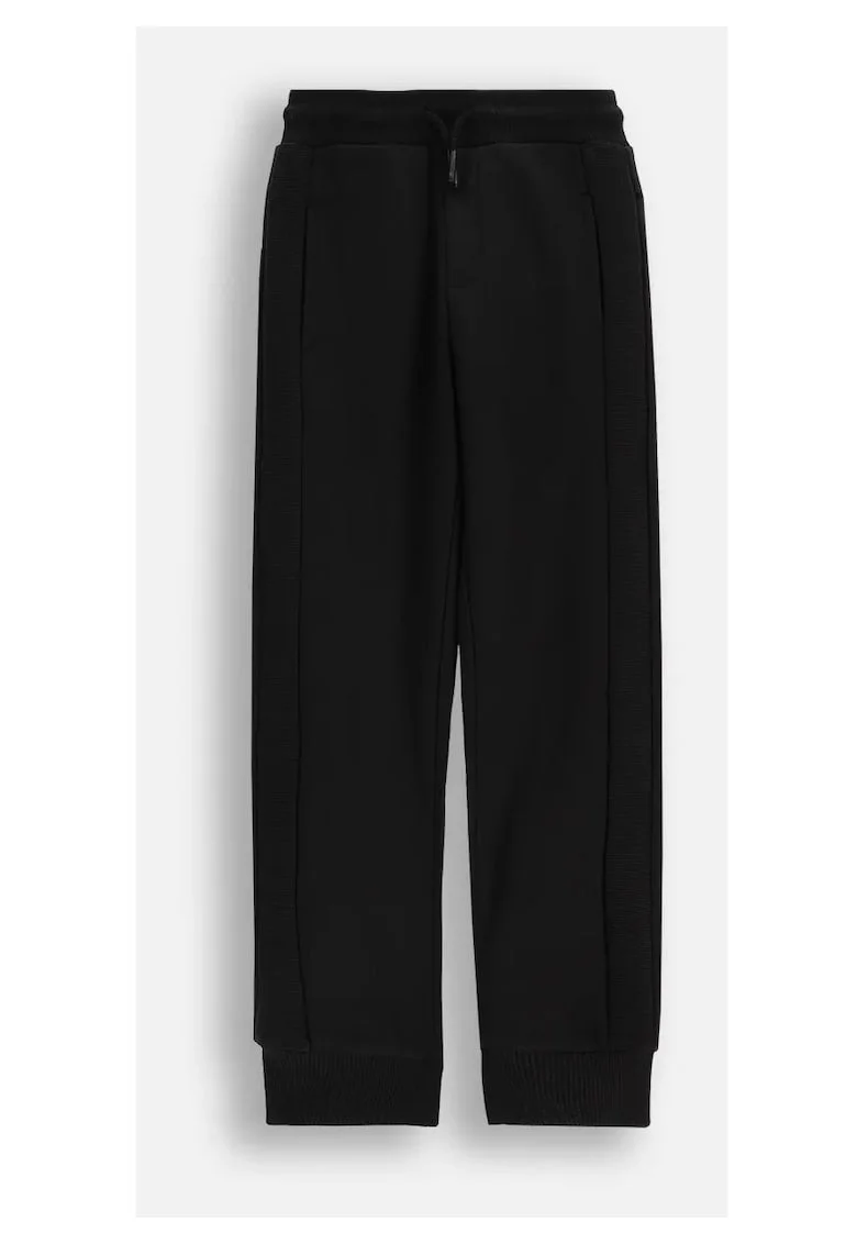 Pantaloni copii,  slim fit, negru, material moale