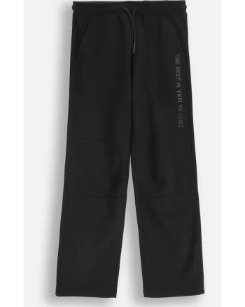 Pantaloni copii,  trening, confortabili, negru, material moale