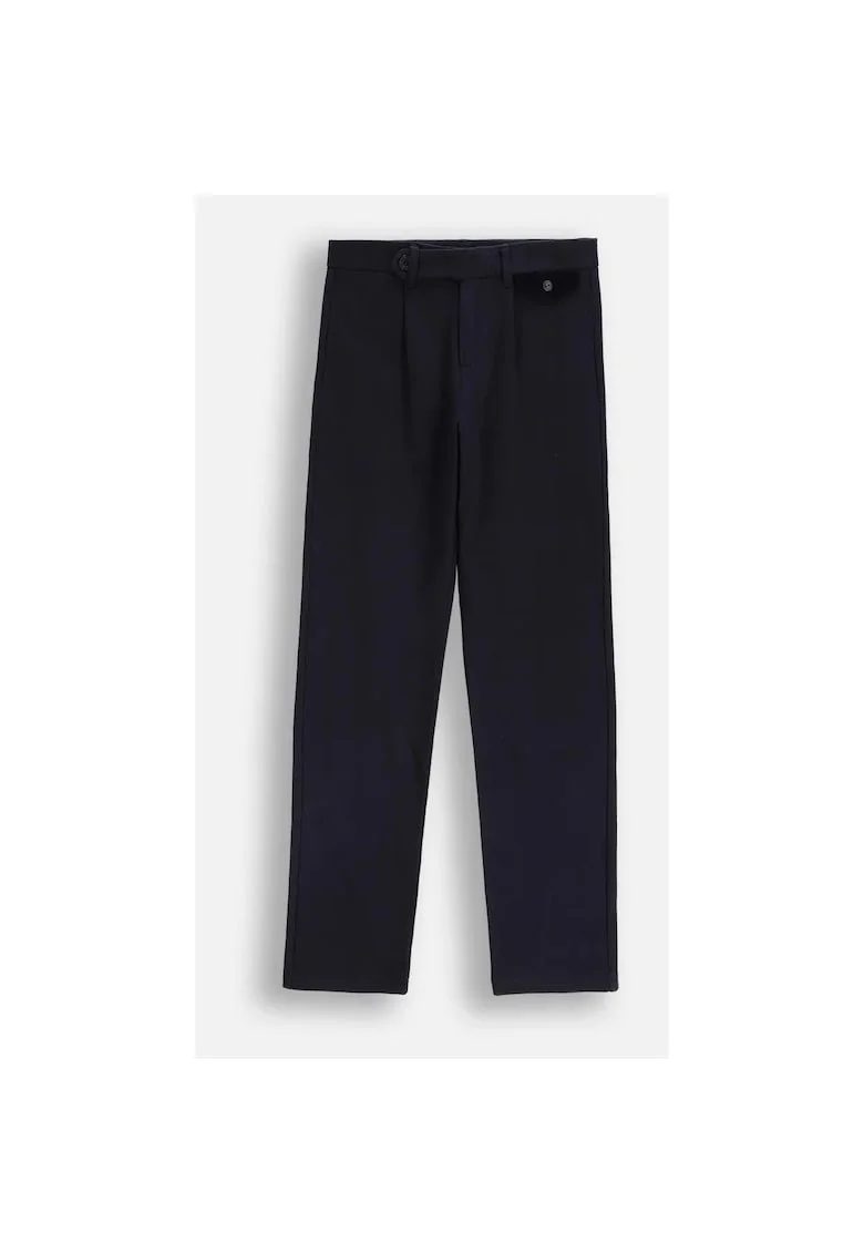 Pantaloni pentru copii,  ZC5120101EJB-015, slim fit, bleumarin, bumbac,
