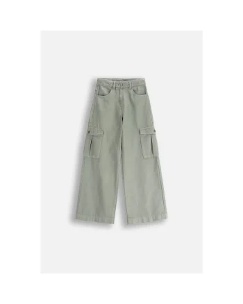 Pantaloni cargo cu croiala ampla
