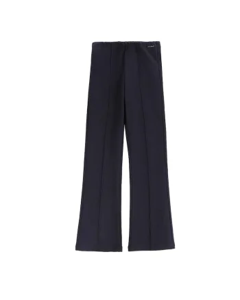 Pantaloni copii,  evazati, bumbac, bleumarin,