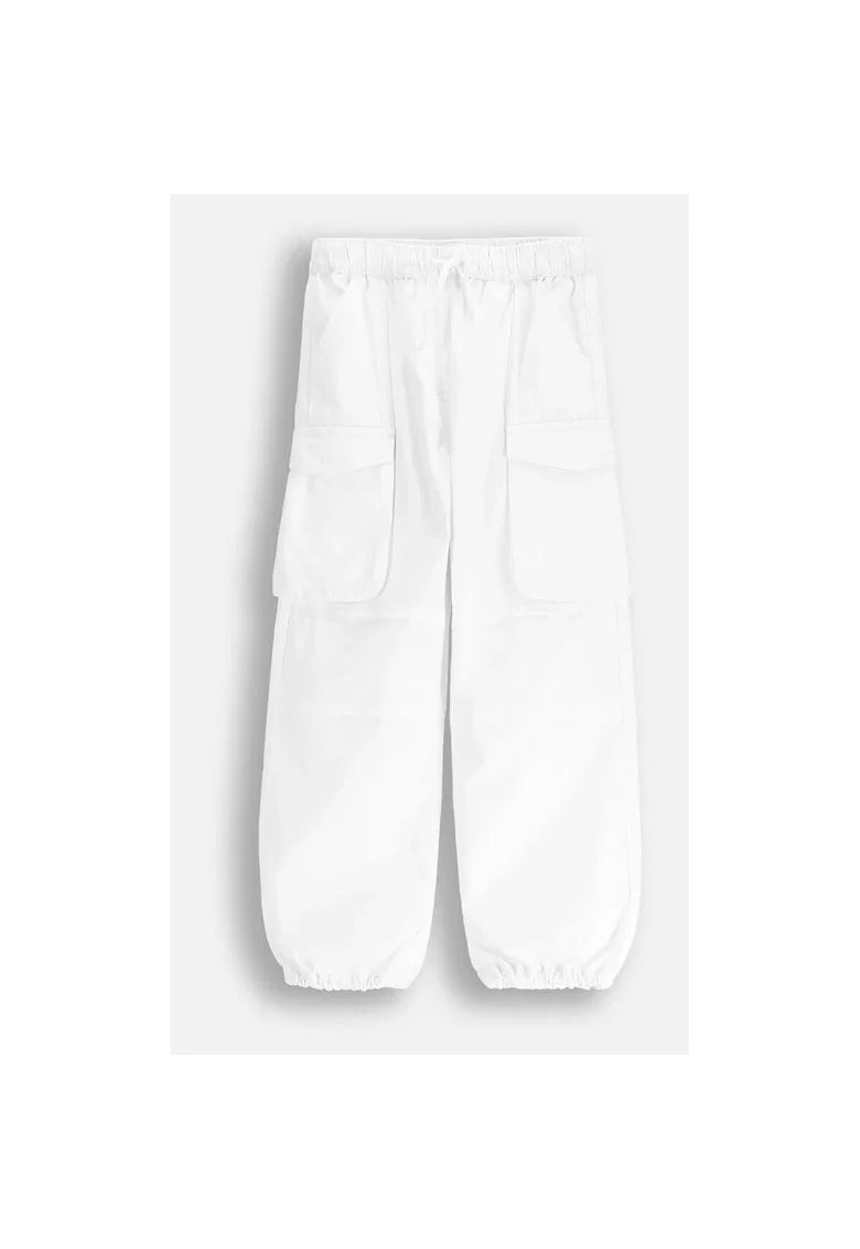 Pantaloni copii,  WC5119101RGJ-001, bumbac, alb