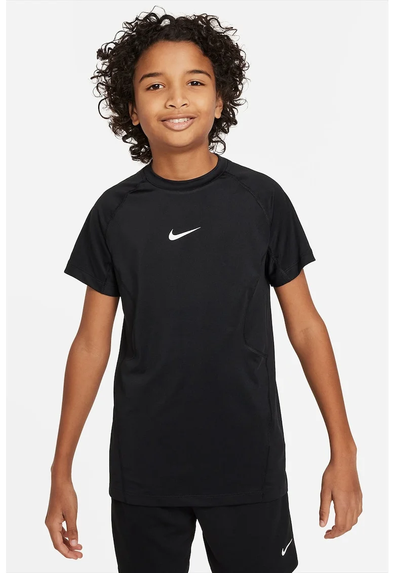 Tricou cu logo pentru antrenament Top 24, Negru