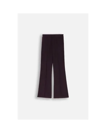 Colanti lungi  model Pepita, craci evazati, violet, poliester