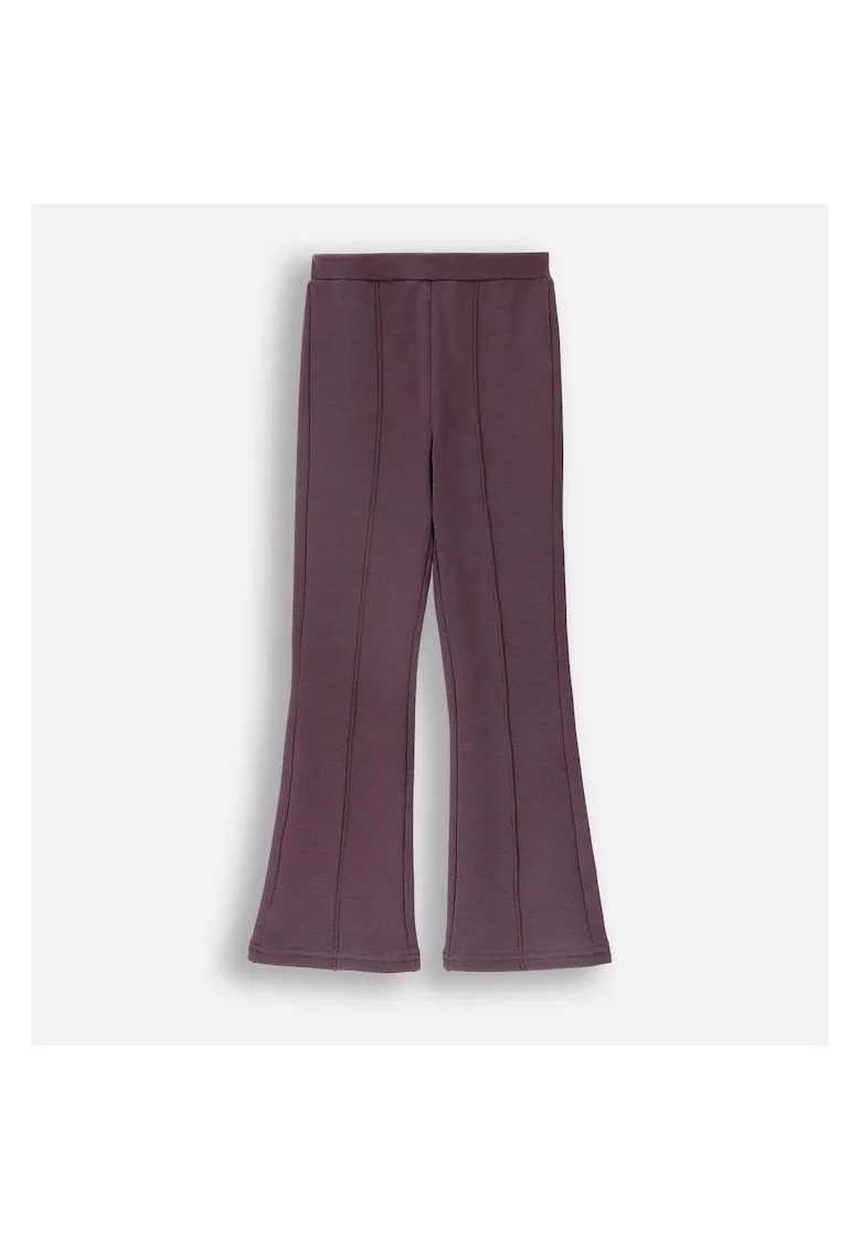 Colanti lungi  evazati, caldurosi, violet, poliester